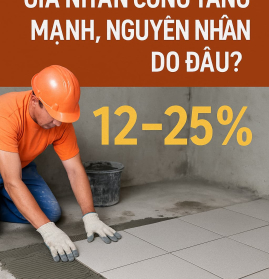 Thị Trường Thợ Thi Công 2025: Giá Nhân Công Tăng Mạnh, Nguyên Nhân Do Đâu?