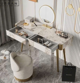 BÀN TRANG ĐIỂM MẶT ĐÁ 2 NGĂN HIỆN ĐẠI