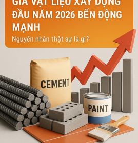 Giá vật liệu xây dựng đầu năm 2026 biến động mạnh: Nguyên nhân thật sự là gì