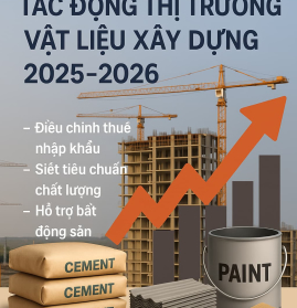 Chính Sách Mới Của Nhà Nước Tác Động Thị Trường Vật Liệu Xây Dựng 2025–2026