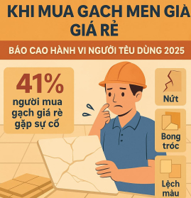 Những Sai Lầm Thường Gặp Khi Mua Gạch Men Giá Rẻ: Báo Cáo Hành Vi Người Tiêu Dùng 2025