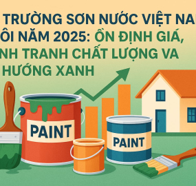 Thị trường sơn nước Việt Nam cuối năm 2025: Ổn định giá và xu hướng xanh