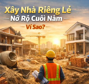 Xây nhà riêng lẻ nhộn nhịp trở lại tại nhiều địa phương vào thời điểm cuối năm