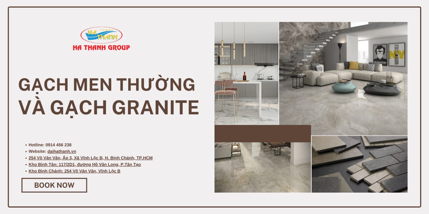 ạch men khác gì gạch granite