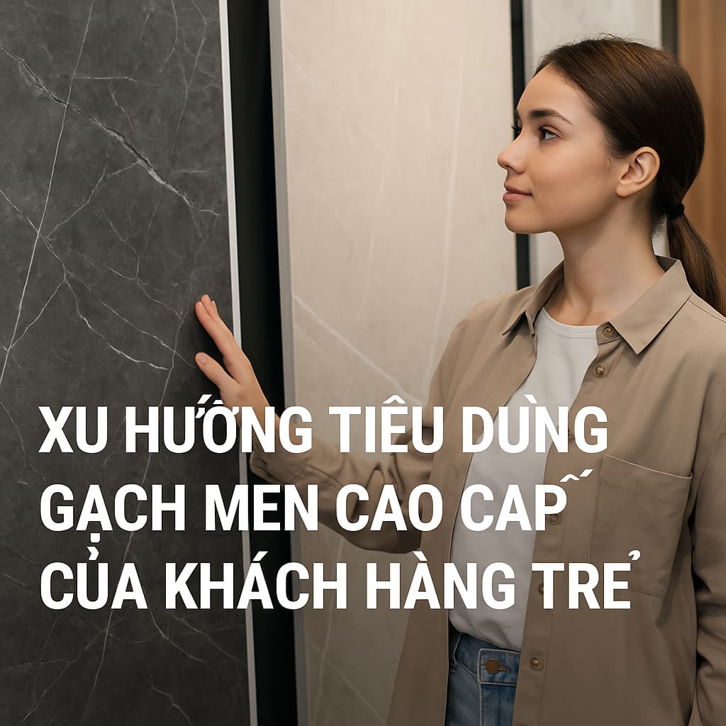 Xu Hướng Tiêu Dùng Gạch Men Cao Cấp Của Khách Hàng Trẻ