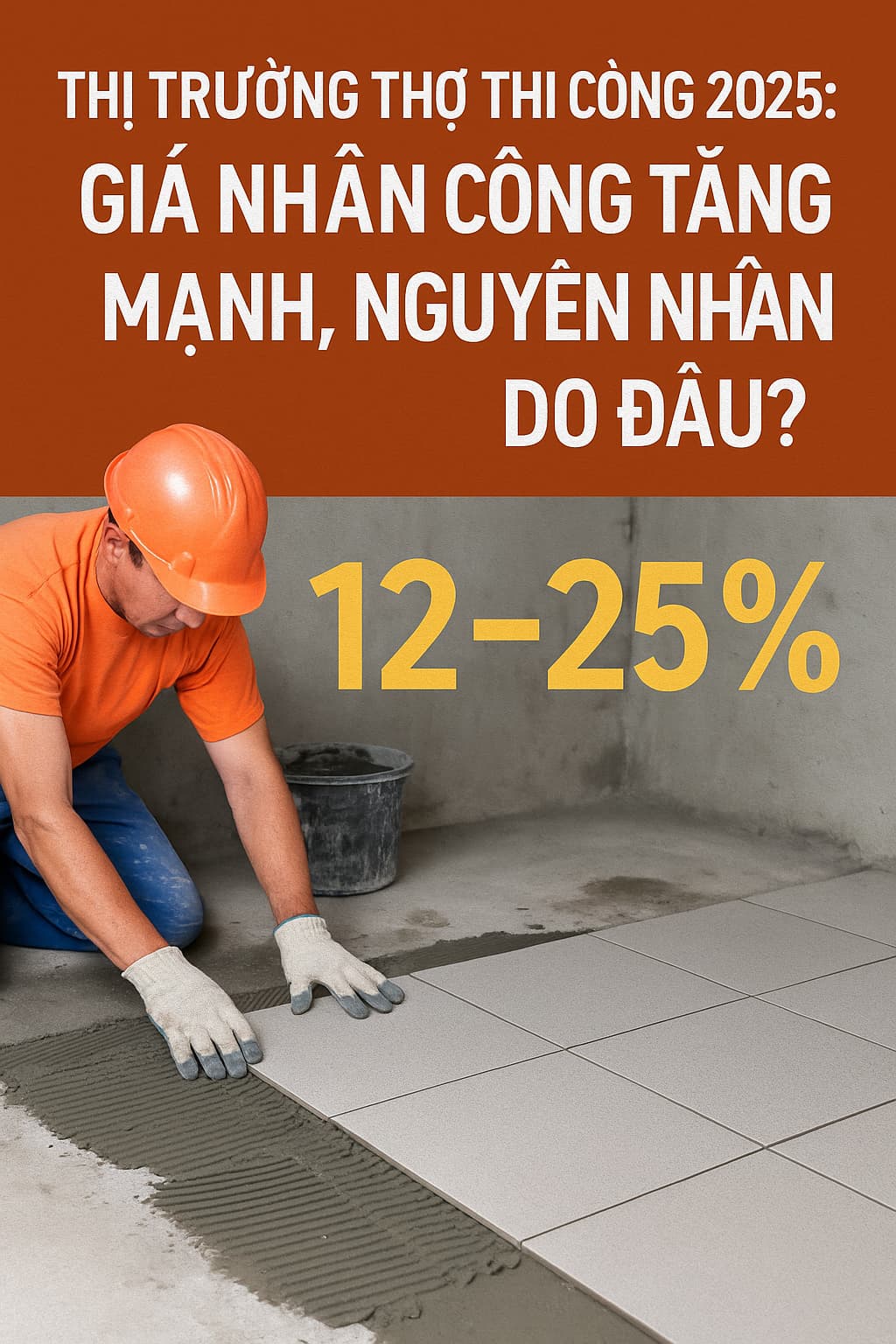 thị trường thợ thi công-tình trặng tăng giá